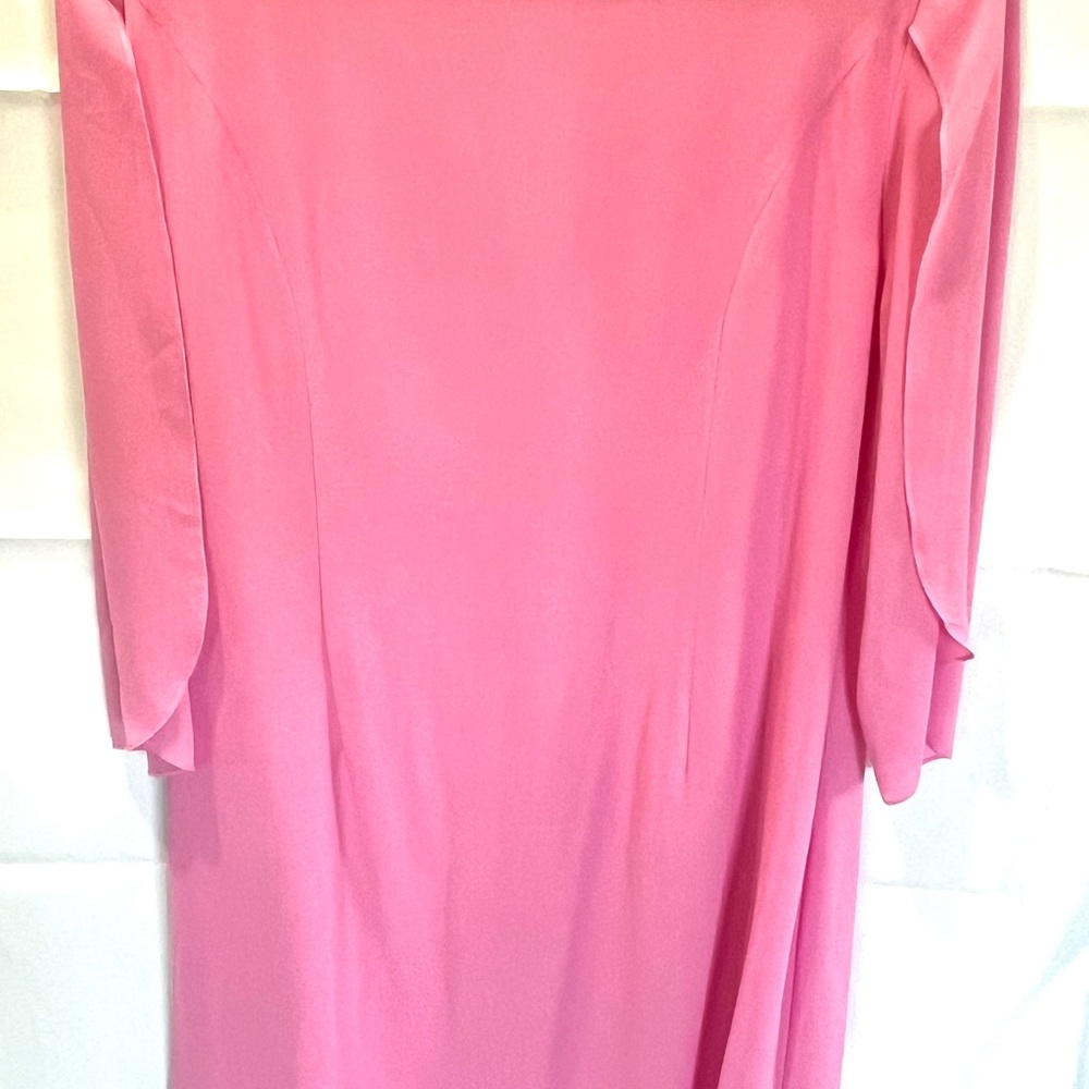 Grace Karin Vibrant Pink Long Sleeve Dress